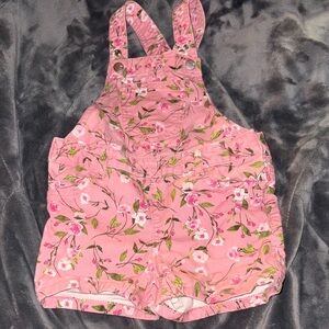 The Children's Place Pink Panda Print Overalls